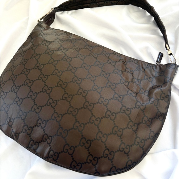 Gucci Monogram Nylon Hobo - Picture 3 of 10
